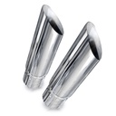 Stainless Works 770300: 770300 Exhaust Tail Pipe Tip, Universal, Resonator Slash Cut Tips 3" Inlet