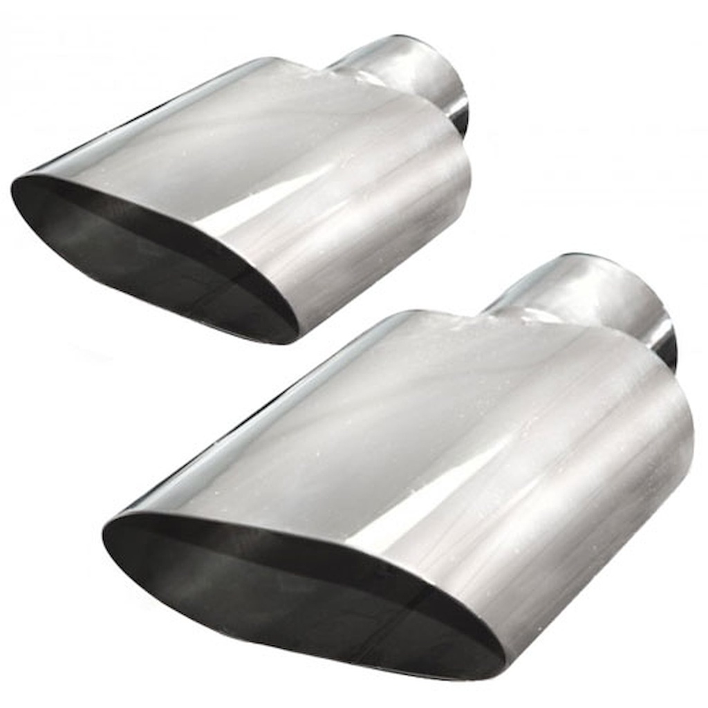 Stainless Works 781250: 781250 Big Oval Tips - 35 Degree Angle Cut - Inlet: 2.5"