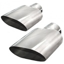 Stainless Works 781250: 781250 Big Oval Tips - 35 Degree Angle Cut - Inlet: 2.5"