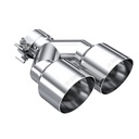 MBRP T5178: T304 SS TIP; 2.5 ID DUAL