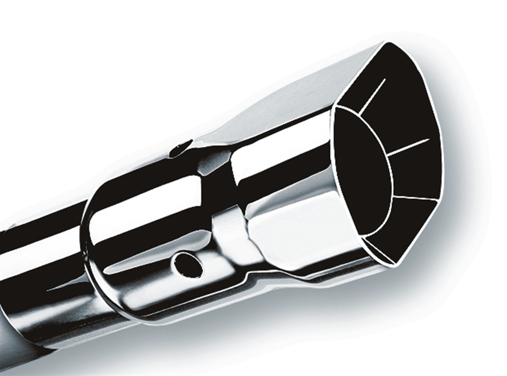 Borla 20132: Stainless Steel Exhaust Tip Outlet Size: 2-7/8" x 3-3/8"