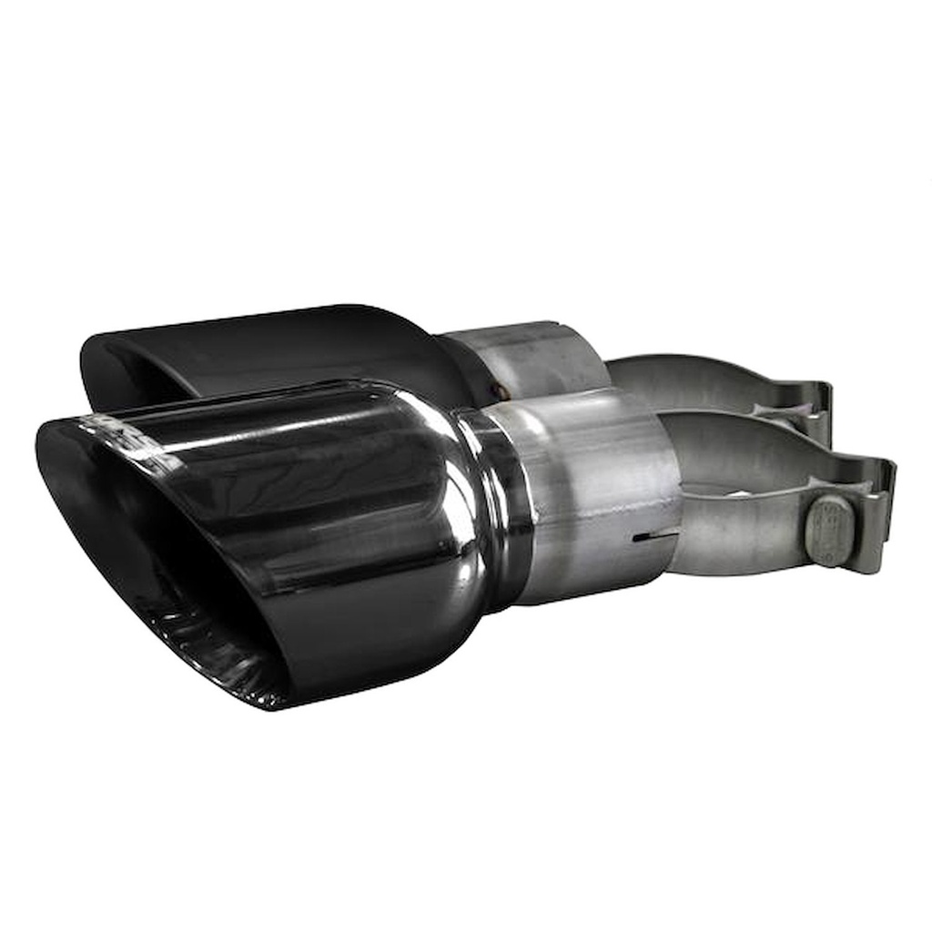 Corsa 14346BLK: Pro Series Clamp-On Exhaust Tip 3 in. Inlet/4.5 in. Outlet