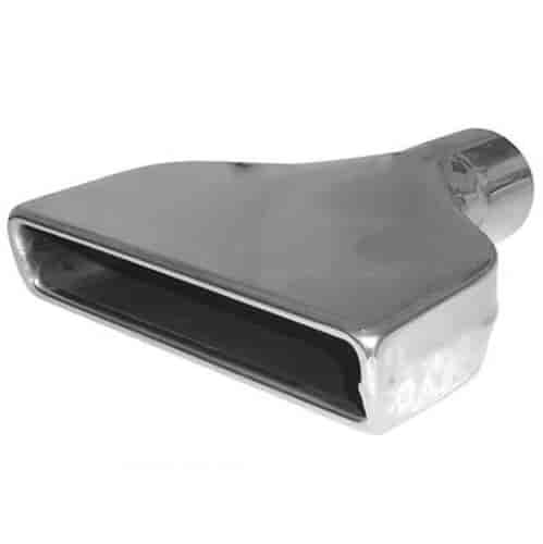 Jones Exhaust JST027D: Chrome Stainless Steel Exhaust Tip Chevy Camaro 2.25" x 6"