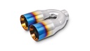 Vibrant Performance 1339B: Dual Round Stainless Steel Exhaust Tip