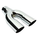 Jones Exhaust JDA200: Chrome Exhaust Tip Dual Angle Cut 5.5"