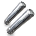 Stainless Works 7040225: 7040225 Exhaust Tail Pipe Tip, Universal, Pencil Cut Tips 2-1/4" Inlet