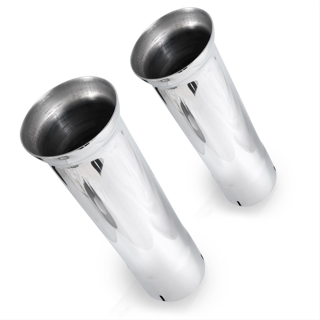 Stainless Works 7060300: 7060300 Exhaust Tail Pipe Tip, Universal, Bell Style Tips 3" Inlet