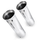Stainless Works 7060300: 7060300 Exhaust Tail Pipe Tip, Universal, Bell Style Tips 3" Inlet