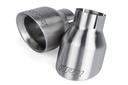 APR TPK0002: Double-Walled 4" Slash-Cut Tips (Brushed) - Set of 2