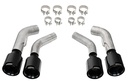 Corsa 21835CFBLK: 21835CFBLK Pro Series Clamp-On Exhaust Tips Fits Select Chevrolet Camaro SS, ZL1 6.2L [4.500 in. Quad Outlet, Carbon Fiber/Black