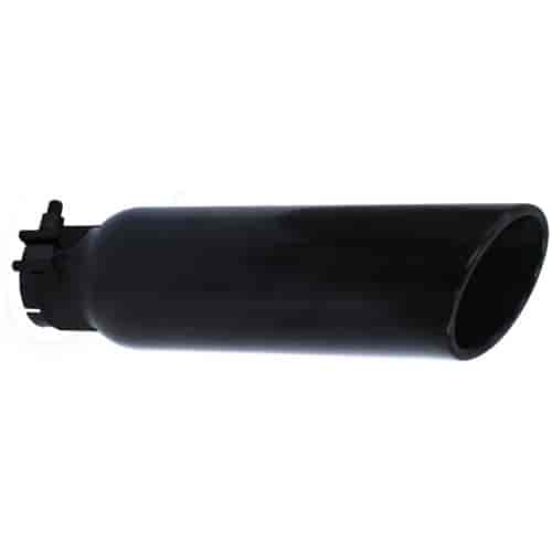 Go Rhino GRT225414B: Round Exhaust Tip Black Powdercoat