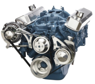 CVF RACING Small Block Chrysler Serpentine Conversion, Power Steering 