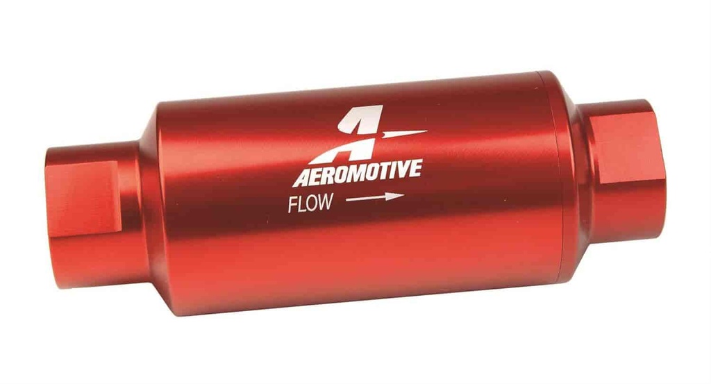 Aeromotive 12304: In-Line Fuel Fuel Filter -10AN O-Ring Inlet/Outlet Ports