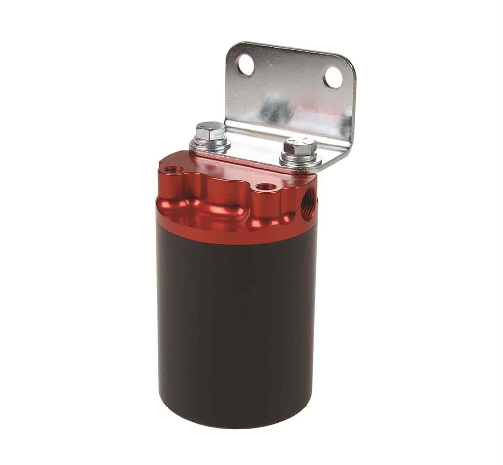 Aeromotive 12317: SS Series Fuel Filter Red cap/Black base