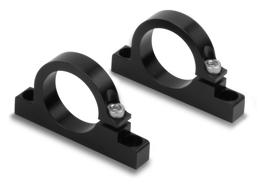 Holley 162-573: 162-573 Billet Fuel Filter Mounting Brackets for 100 GPH Filters