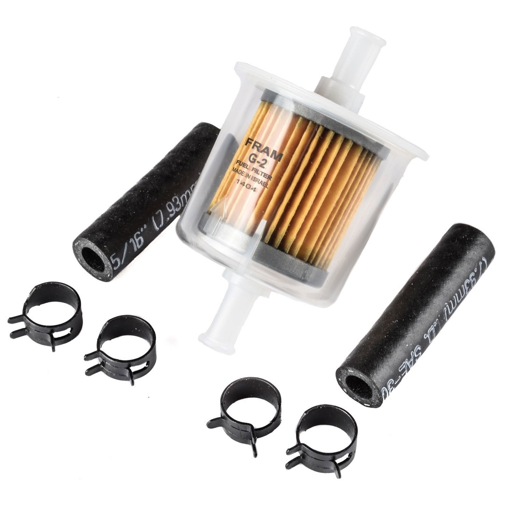 Fram G2: In-Line Gasoline Filter Height: 3.67"