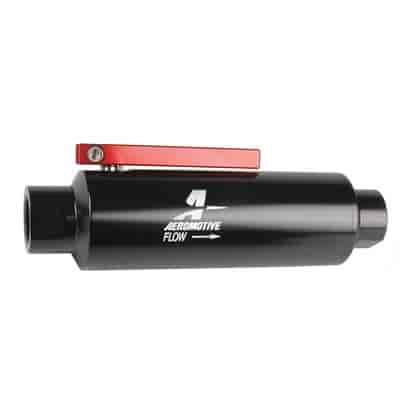 Aeromotive 12331: Fuel Filter With Shut-Off -10AN O-Ring