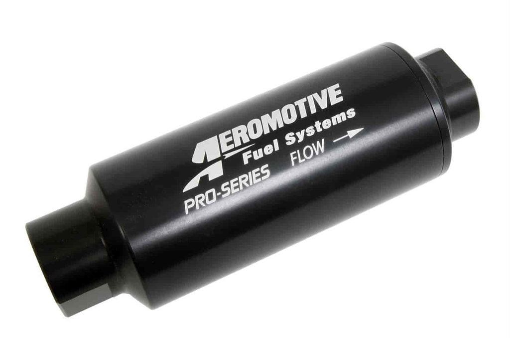 Aeromotive 12302: Pro Series In-Line Fuel Filter -12AN O-Ring Inlet/Outlet Ports