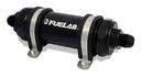 Fuelab 82812-1: 828 Series In-Line Fuel Filter with 5" Element Long Length