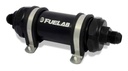 Fuelab 82834-1: 828 Series In-Line Fuel Filter with 5" Element Long Length