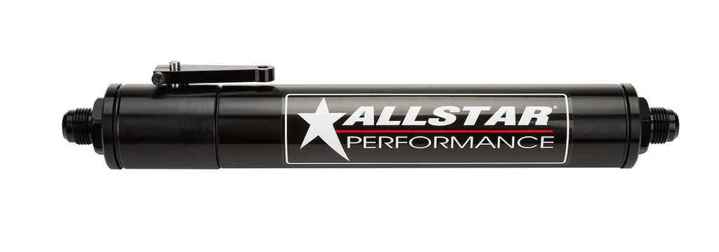 Allstar Performance ALL40197: ALL40197 Fuel Filter w/Shut Off 8AN No Element