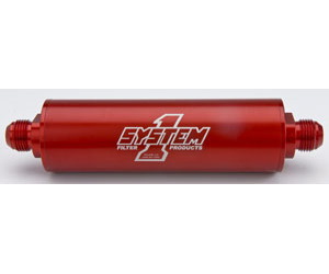 System 1 202-202410: Long Inline Fuel Filter -10 AN Male Ends