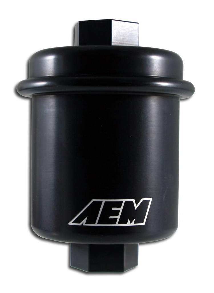 AEM Electronics 25-200BK: High Volume Fuel Filter Acura/Honda