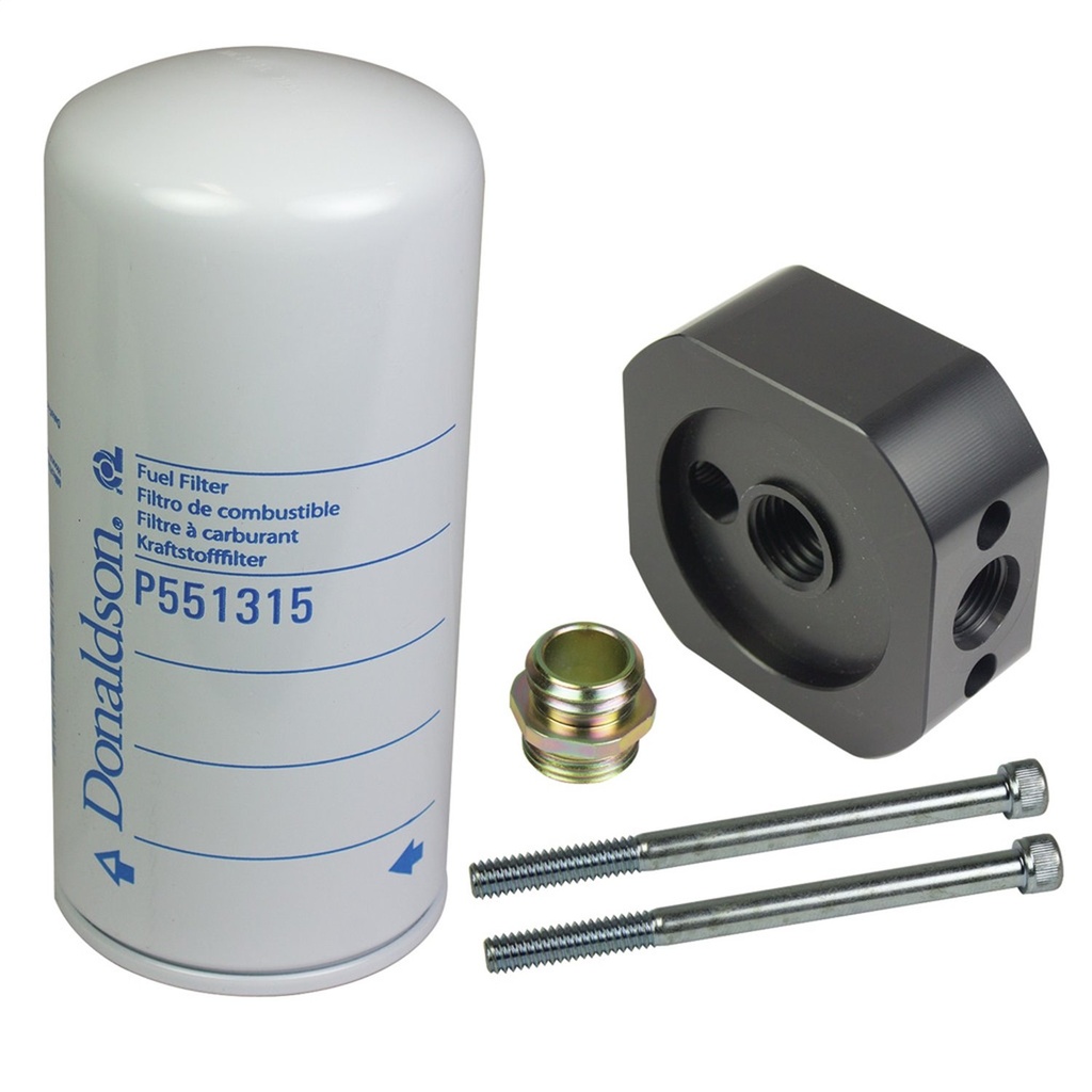 BD Diesel 1050340-PFF: 1050340-PFF Flow-MaX Add-On Post Fine Particle Fuel Filter Kit