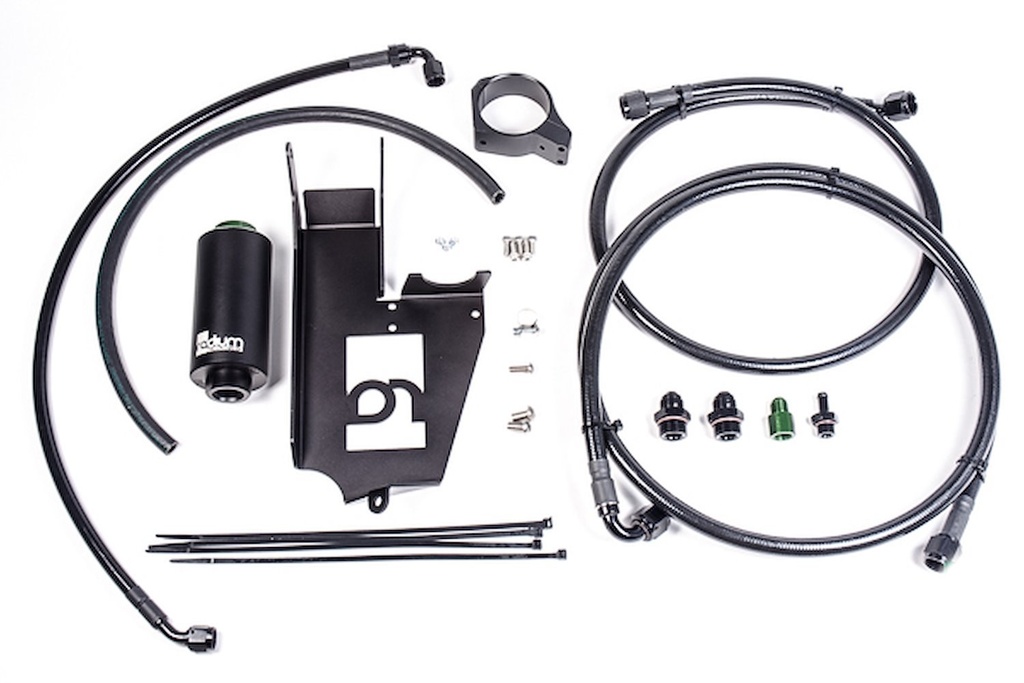 Radium Engineering 20-0376-05: Fuel Hanger Plumbing Kit,EVO 7-8-9, Microglass Filter