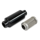 Top Street Performance JM1022BK: JM1022BK Fuel Filter w/ 40 Micron Stainless Steel Element, Black