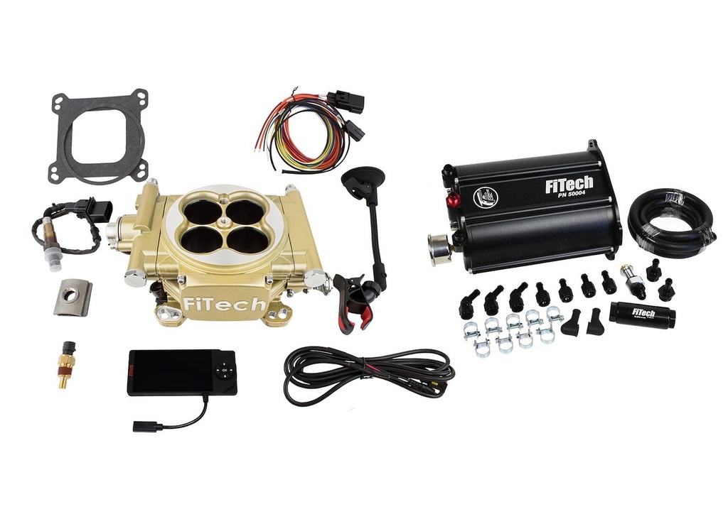 FITech Fuel Injection 35205: 35205 Easy Street EFI 600 HP Throttle Body Master Kit with Force Fuel System