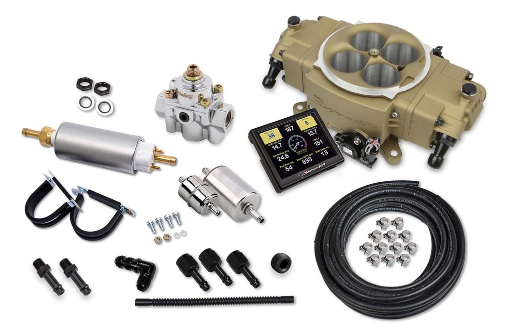 Holley 550-872K: 550-872K Sniper Stealth 4150 Self-Tuning Fuel Injection System Master Kit