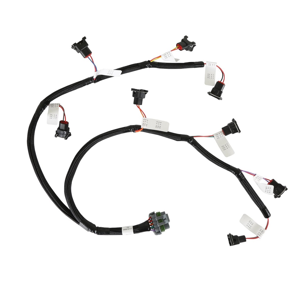 Holley 558-213: 558-213 Injector Harness Ford V8 Injector Harness for Jetronic " Bosch" style Fuel Injectors (Evenly Spaced)