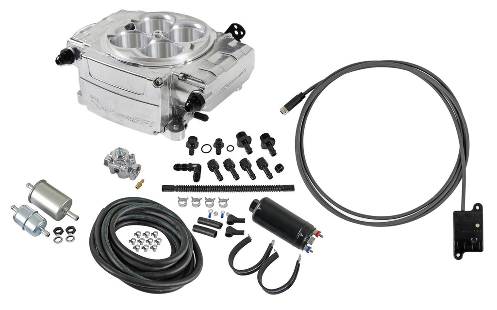 Holley Sniper 2 EFI 650 HP Inline Pump Fuel Injection Systems SNE-550-510-BXK