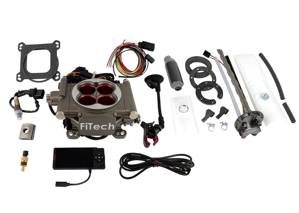 FITech Fuel Injection 36203: 36203 Go Street 400 HP Cast EFI System With Go Fuel 340 LPH In-Tank Master Kit