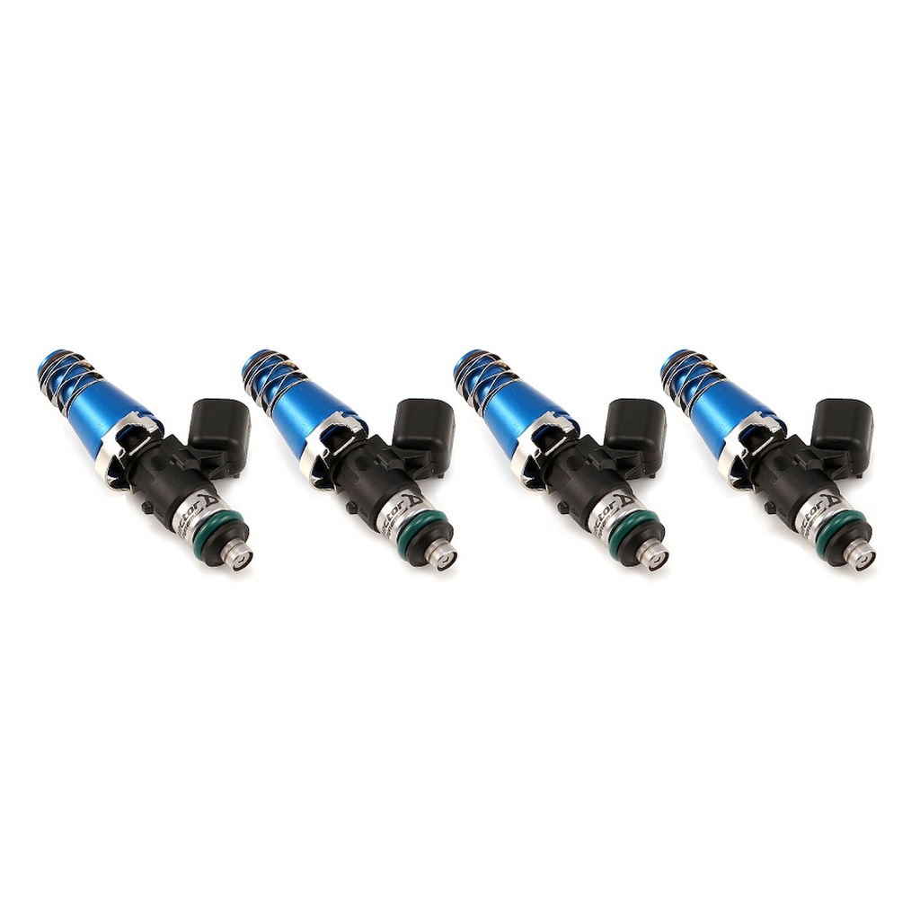 Injector Dynamics 10506011144: 1050.60.11.14.4 1050cc Fuel Injector Set, 11 mm (Blue) Adaptors
