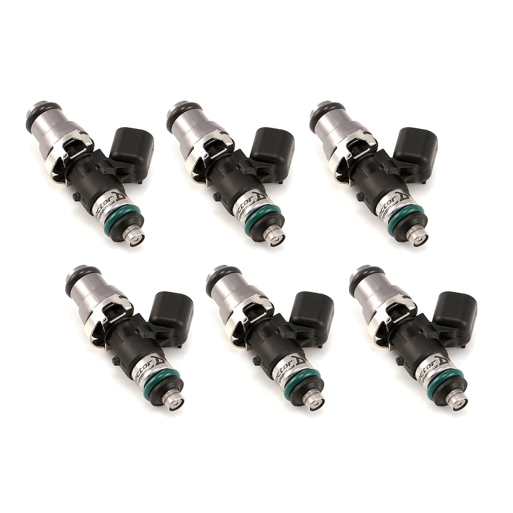 Injector Dynamics 13004814146: 1300.48.14.14.6 1340cc Fuel Injector Set, 48 mm Length, 14 mm Grey Top, 14 mm Lower O-Ring