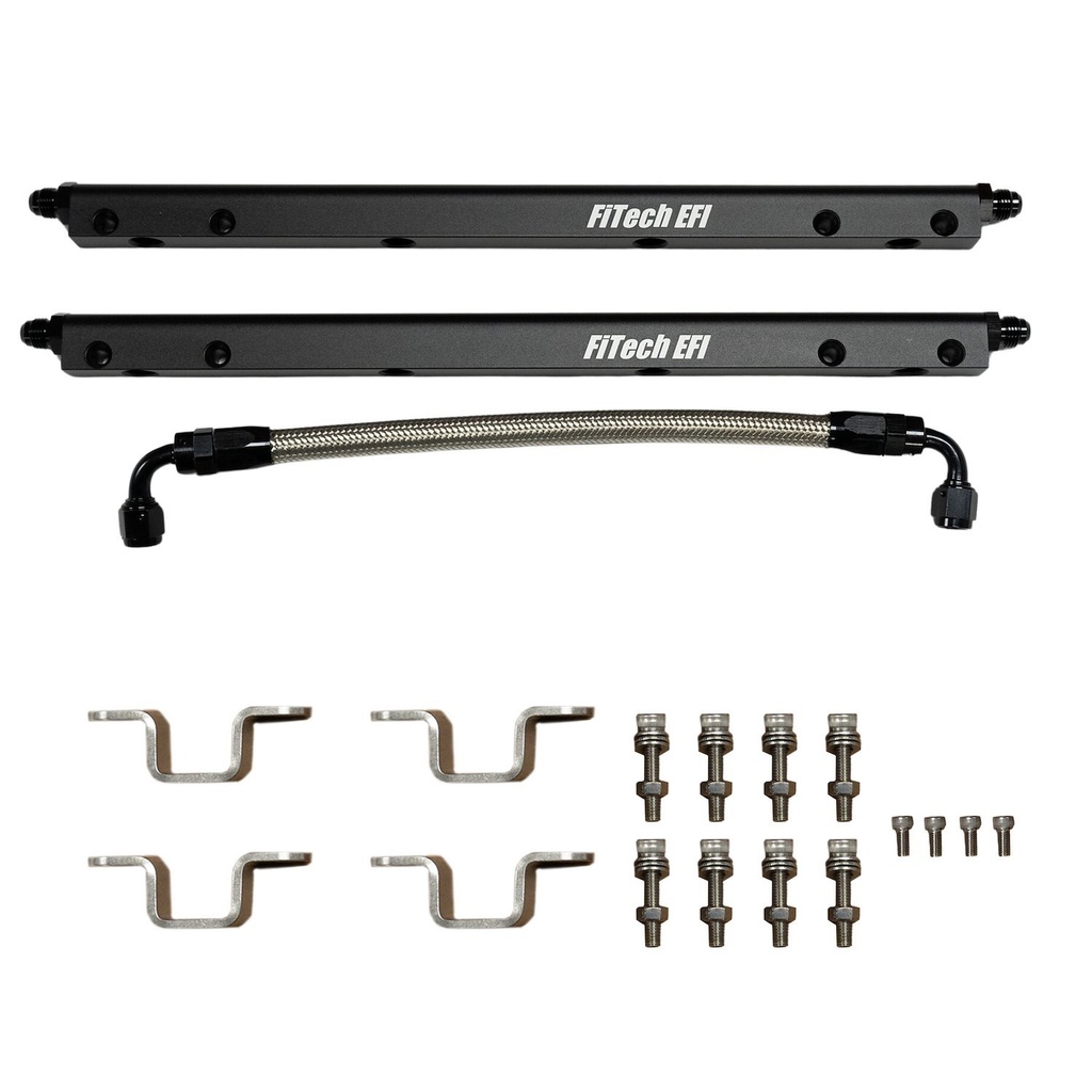 FITech Fuel Injection 32454-1: 32454-1 SBF Go Port Fuel Rail Set