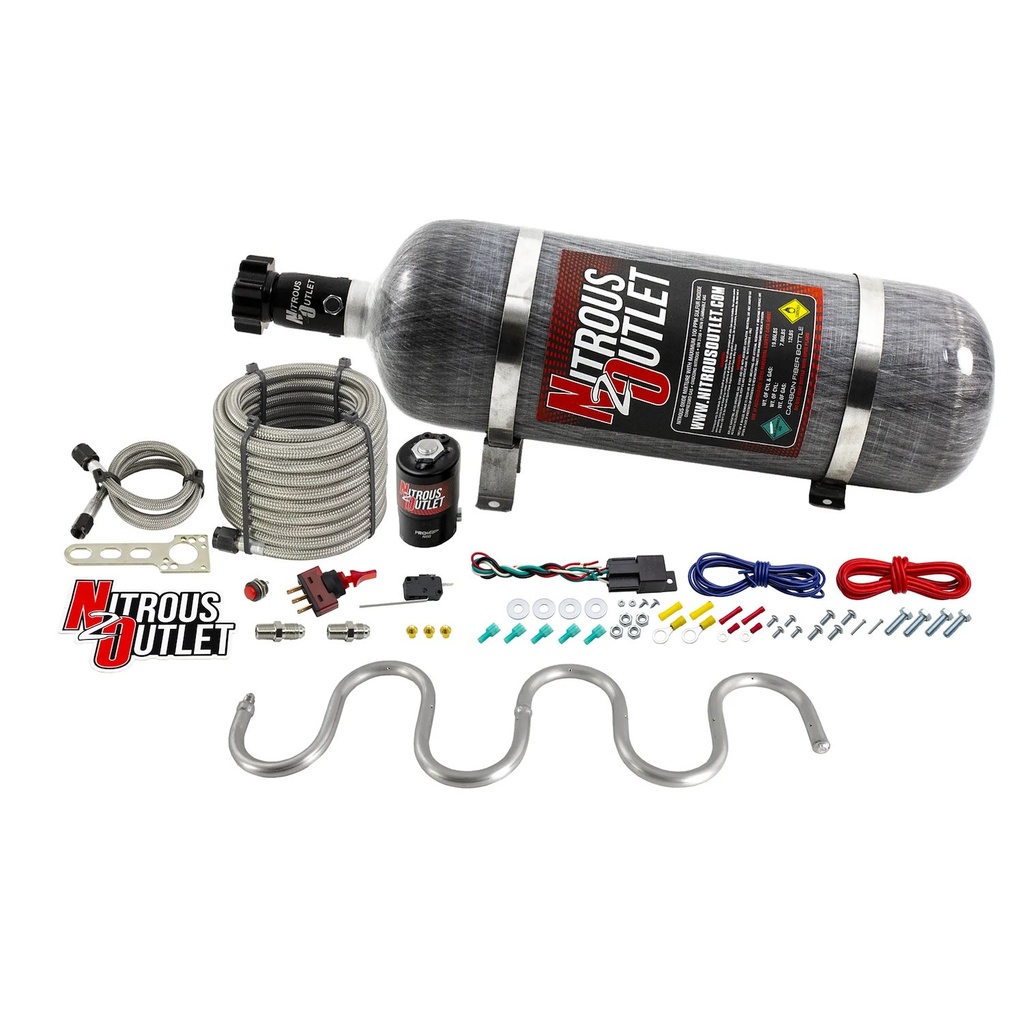 Nitrous Outlet 00-10300-12: 00-10300-12 Intercooler System, 12lb Bottle