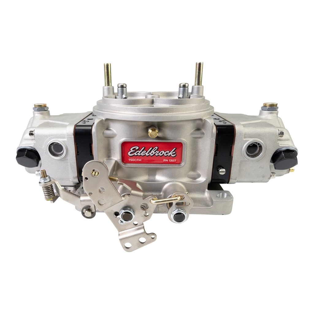 Edelbrock 1307: VRS-4150 Carburetor, 750 cfm, 4-Barrel, Mechanical Secondaries [Bead Blast Finish]