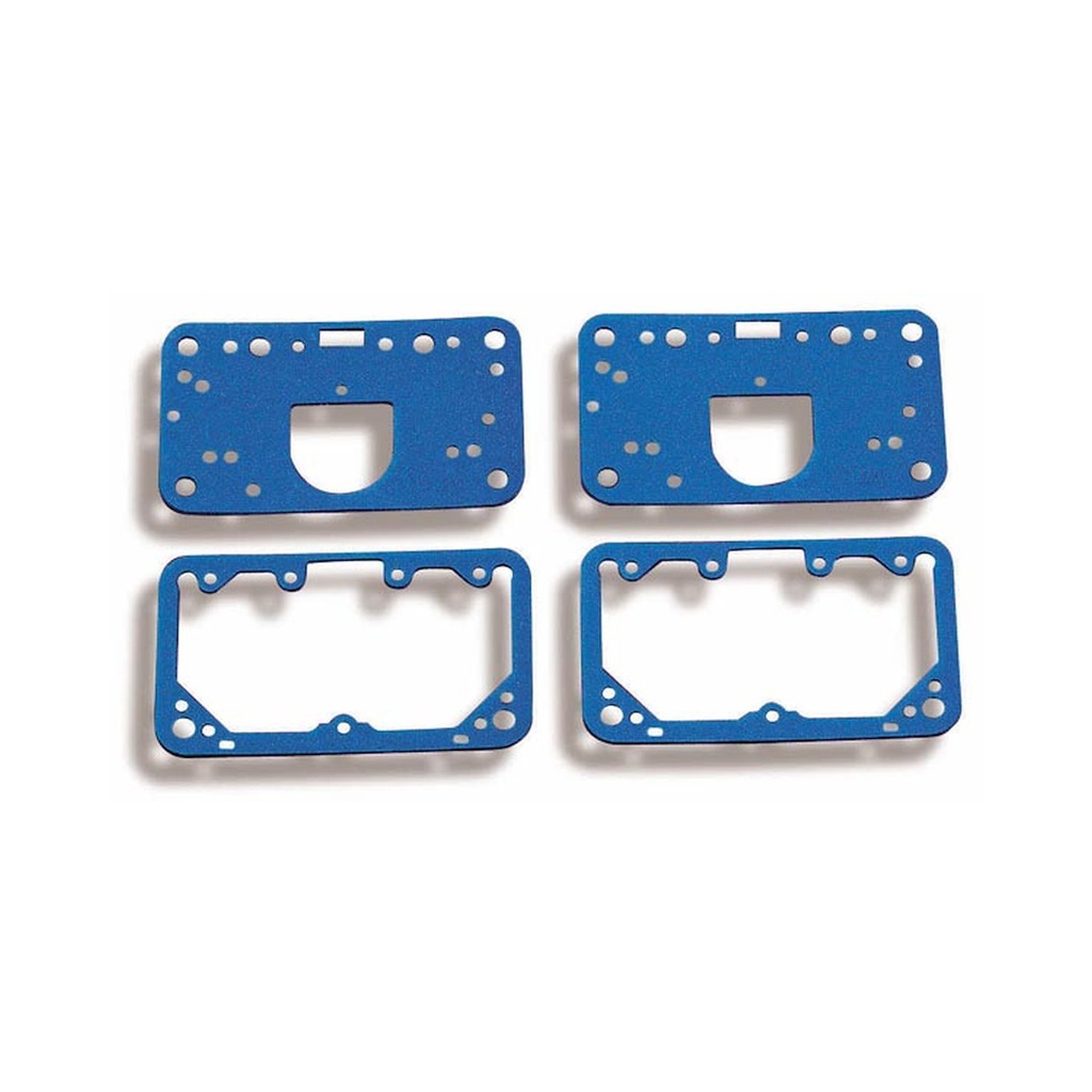 Holley 108-200: 108-200 Fuel Bowl and Metering Gasket Kit Blue, Non-stick
