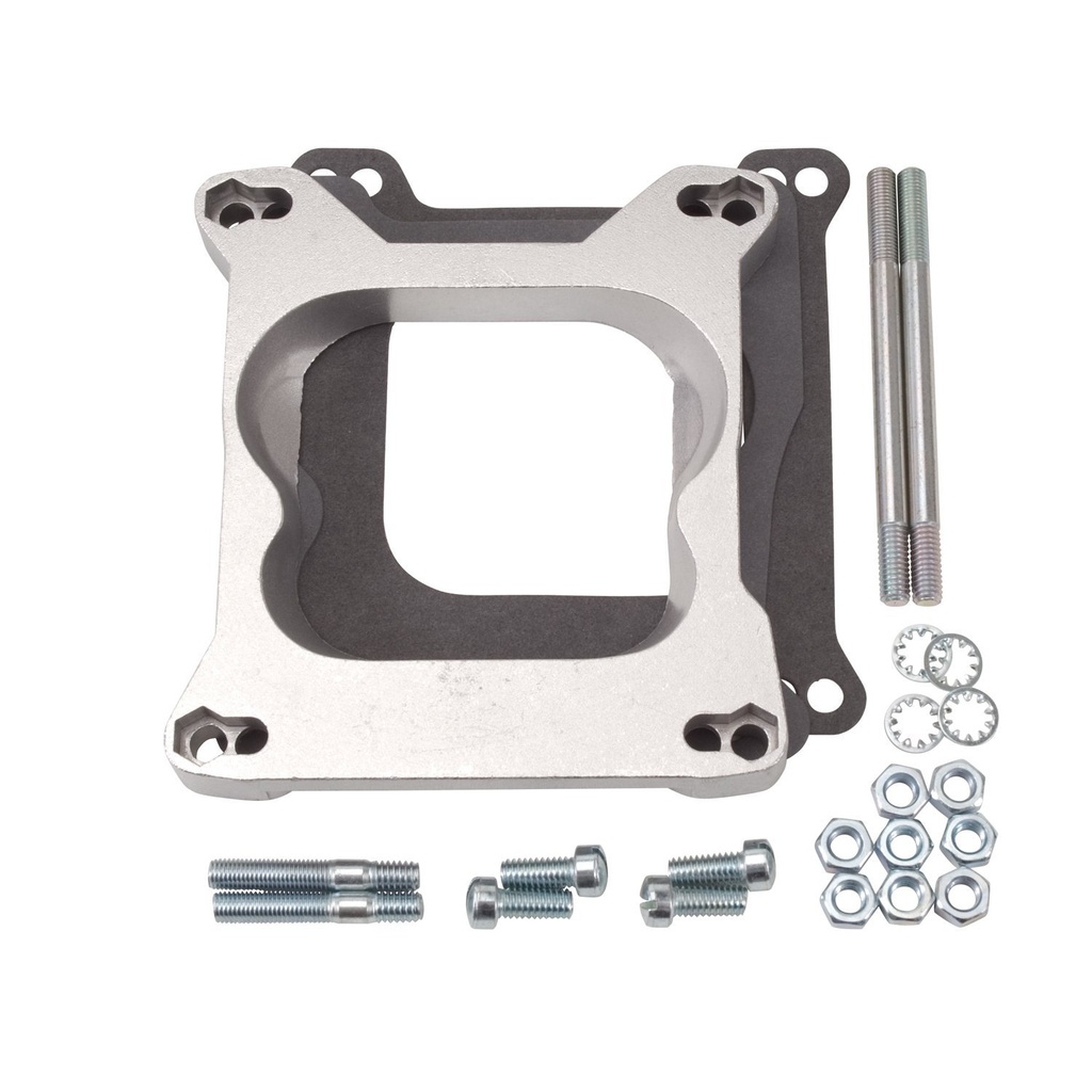 Edelbrock 2692: Carburetor Adapter Mount Quadrajet to Square Bore Single-Plane Manifold