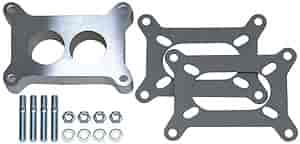 Trans Dapt 2137: 1" Holley 2-bbl Carburetor Spacer Ported