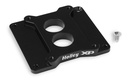 Holley 17-90: 17-90 Carburetor Adapter Plate - Black Anodized Billet