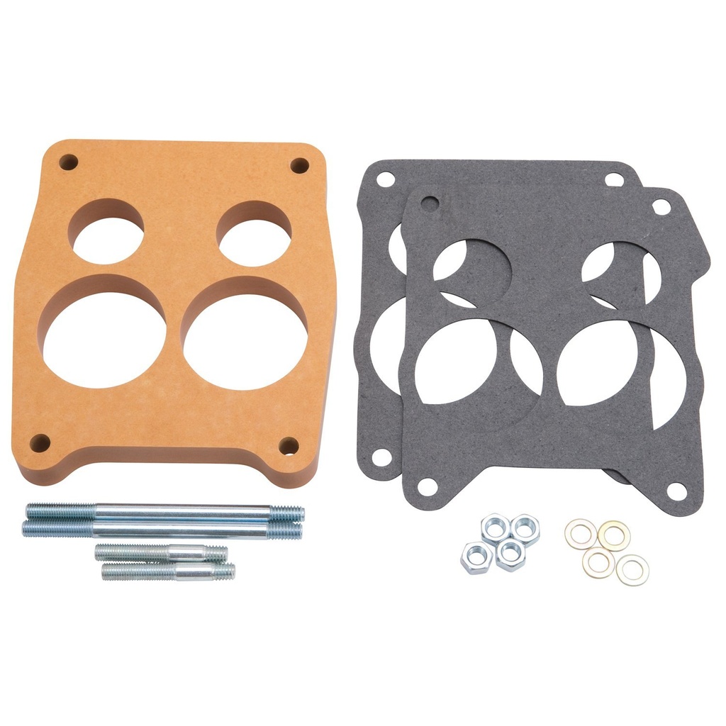 Edelbrock 8726: Quadrajet 3/4" Wood Carburetor Spacer