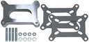 Trans Dapt 2135: 1" Holley 2-bbl Carburetor Spacer Open Plenum