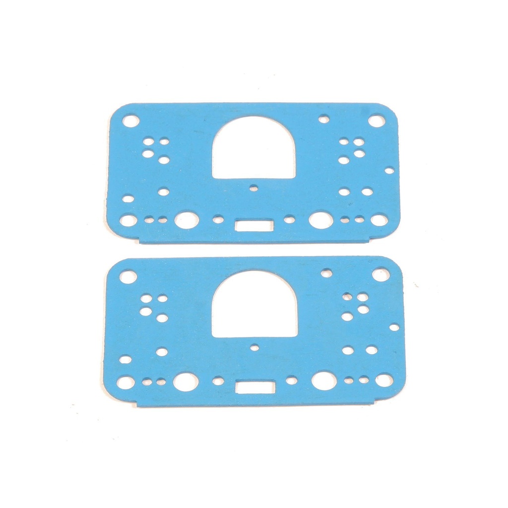 Holley 108-121: 108-121 Primary/Secondary Metering Block Gaskets Blue, nonstick