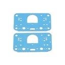 Holley 108-121: 108-121 Primary/Secondary Metering Block Gaskets Blue, nonstick