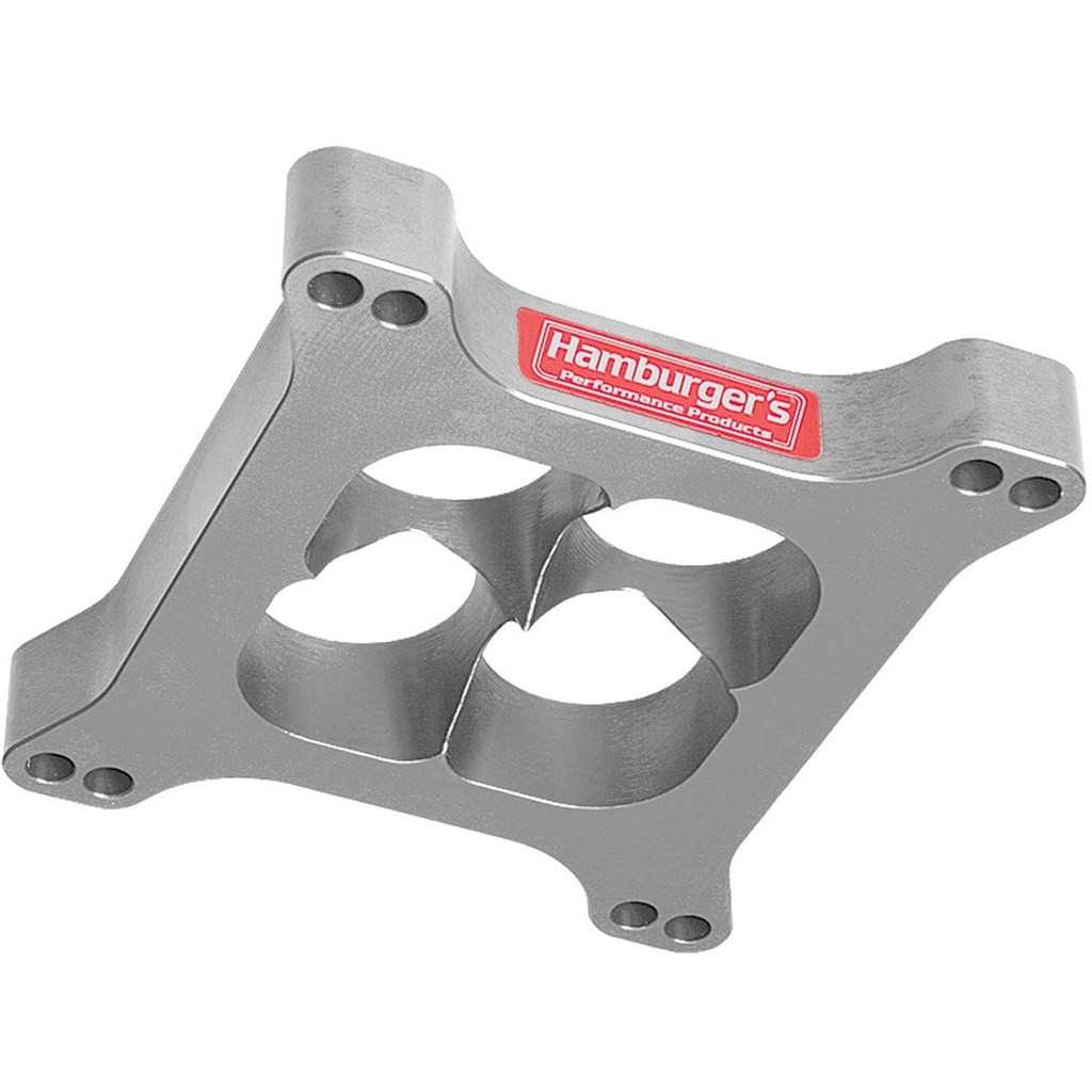 Hamburger's 3211: 3211 1" Ported Holley/AFB Spacer [Silver]