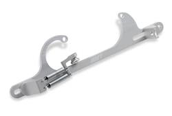 Quick Fuel 49-132QFT: Throttle Return Bracket Lokar-Style Cable Fits 4150/4160 Carburetors - Clear Finish